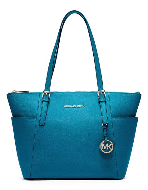 michael kors blue tote